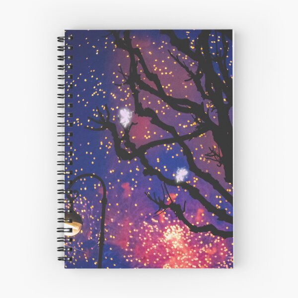 Item preview, Fairies and Fireflies Magical Aesthetic Luminous Fantasy Art designed and sold by Flowerartlovers.