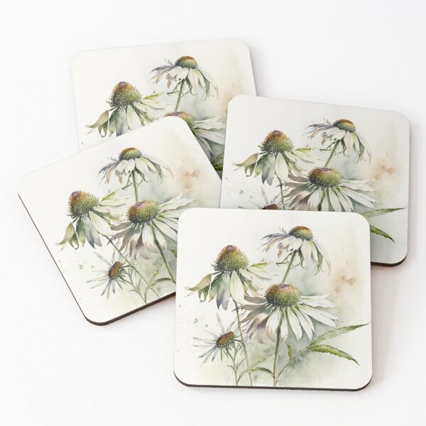 Item preview, White Coneflowers  designed and sold by Vanover Designs.