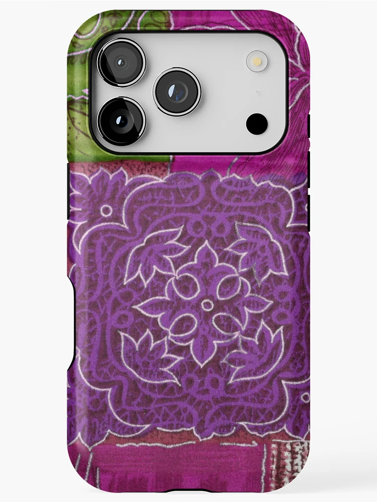 Thumbnail 1 of 4, iPhone Case, Patchwork Pattern designed and sold by MoodysT's.