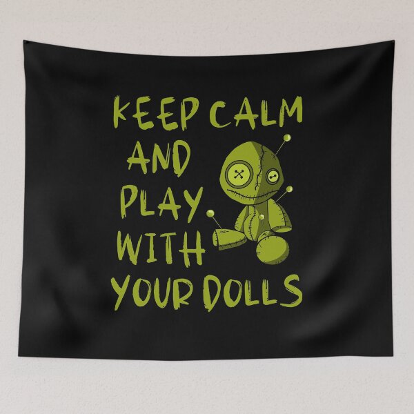 Item preview, Keep Calm and Play with your Dolls Cheeky Witch® designed and sold by cheekywitch.