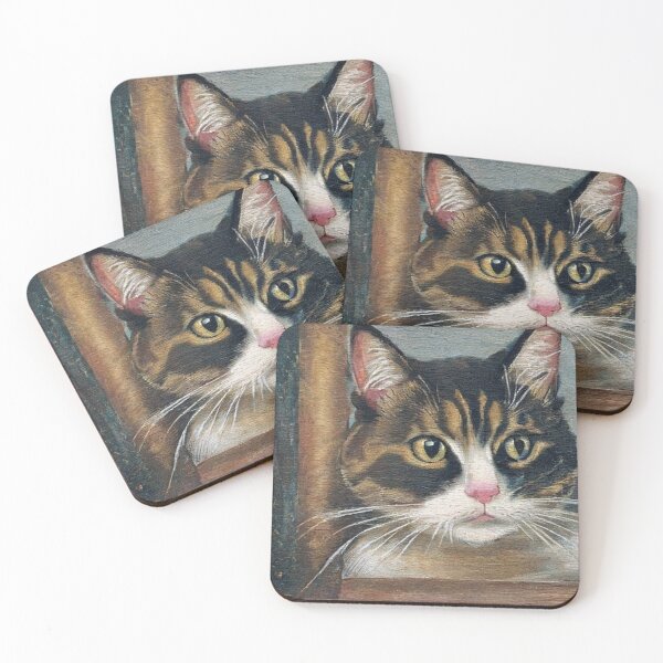 Item preview, Cat Portrait in Ruben's Style designed and sold by catontheroof.