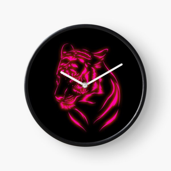 Vista previa del artículo con la obra «Cabeza de tigre clásica rosa», diseñado y vendido por Barnissim.