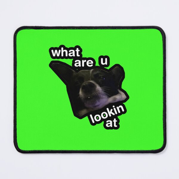 Item preview, what are u lookin at dog green designed and sold by DigiBerryAtlr.
