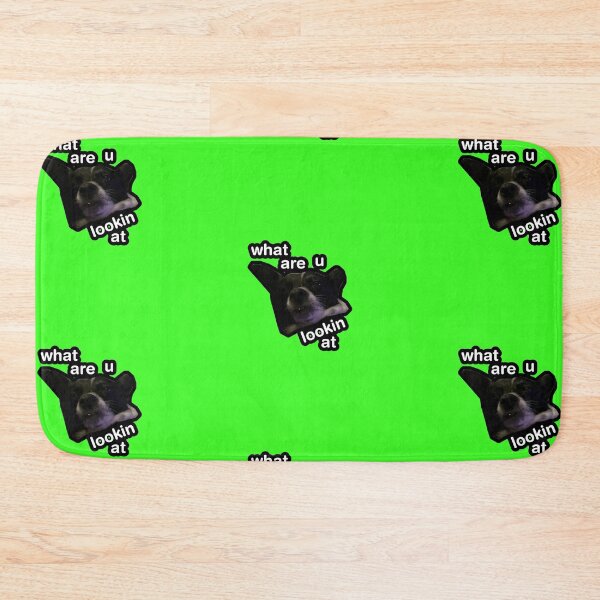 Item preview, what are u lookin at dog green designed and sold by DigiBerryAtlr.