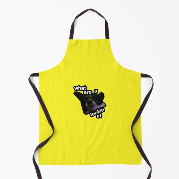 Item preview, what are u lookin at dog yellow designed and sold by DigiBerryAtlr.