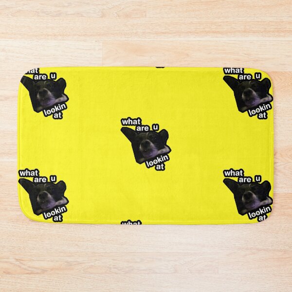 Item preview, what are u lookin at dog yellow designed and sold by DigiBerryAtlr.