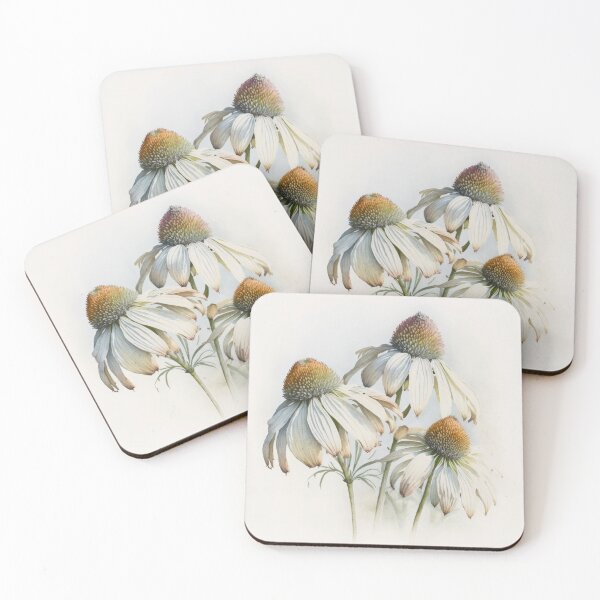 Item preview, White Coneflowers  designed and sold by Vanover Designs.