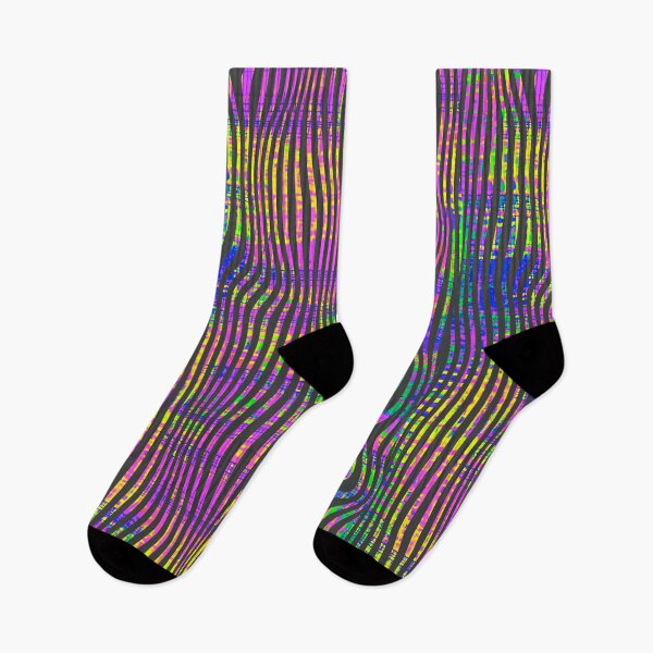 Artikelvorschau, Regenbogen-Neon-Farbkleidungs-Design-Muster entworfen und verkauft von JaiStudio.