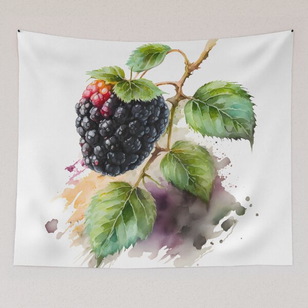 Item preview, Kitchen art - Blackberry designed and sold by EmilyDayDreams.