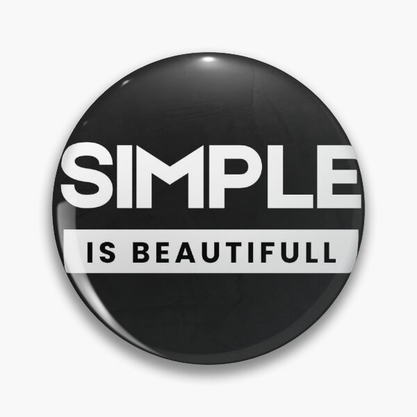 Item preview, Simple is Beautiful  designed and sold by RiggsBubble.