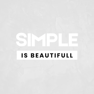 Artwork thumbnail, Simple is Beautiful by RiggsBubble