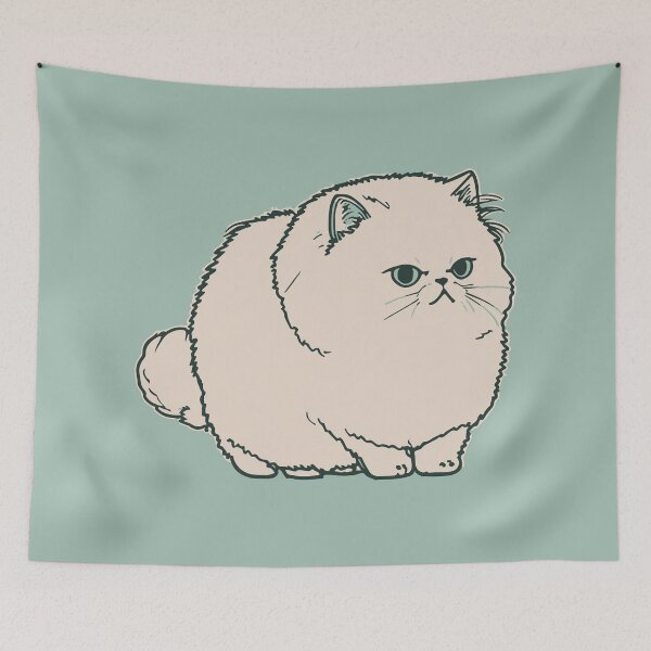 Item preview, Adorable Fluffy Persian Cat designed and sold by MadSwellDesigns.