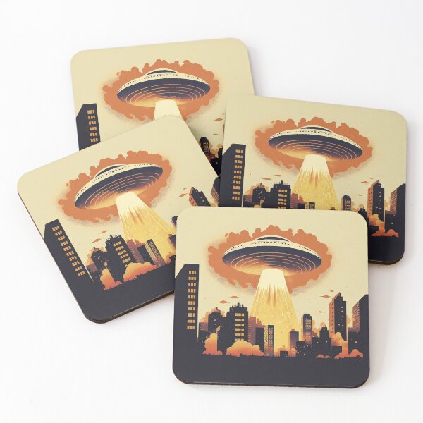 Item preview, UFO Attacks City designed and sold by DougalWear.