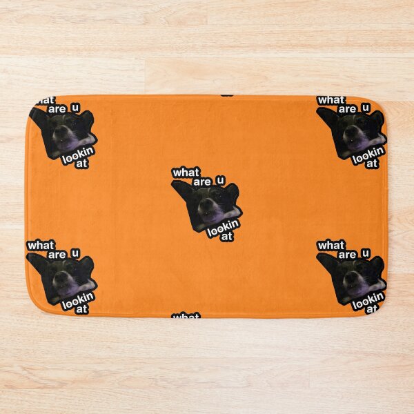Item preview, what are u lookin at dog orange designed and sold by DigiBerryAtlr.