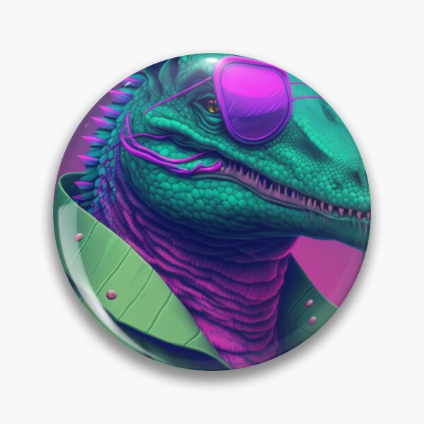 Item preview, Vapor Wave Alligator designed and sold by TheArtfulAllie.