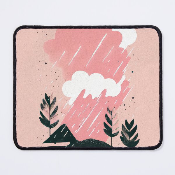 Item preview, Rainy Day Art Retro Pastel Vintage designed and sold by PinkNomad.