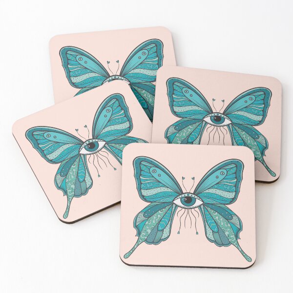 Item preview, Funky Evil Eye Butterfly designed and sold by dimskokkinaki.