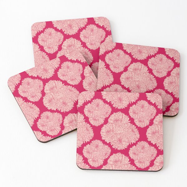 Item preview, Vivid Magenta Chrysathemum pattern designed and sold by Quick Brown Fox Canada.