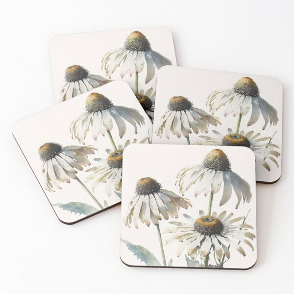 Item preview, White Coneflowers  designed and sold by Vanover Designs.
