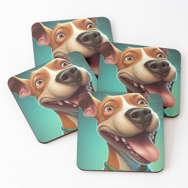 Item preview, Smiling dogs - Dog 5 designed and sold by AB9-Designs.