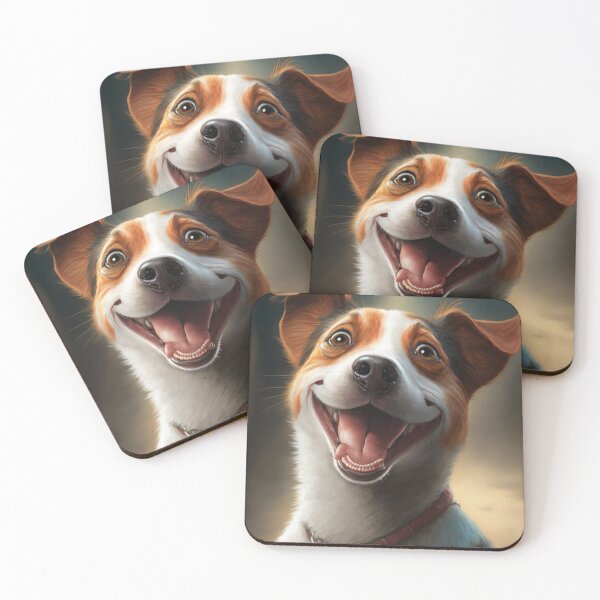 Item preview, Smiling dogs - Dog 6 designed and sold by AB9-Designs.