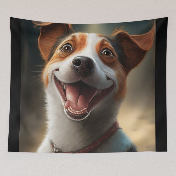 Item preview, Smiling dogs - Dog 6 designed and sold by AB9-Designs.