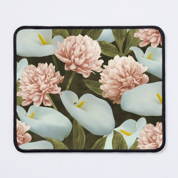 Item preview, Peony Calla In Vintage Color Seamless Pattern Design designed and sold by Tina Veenstra.