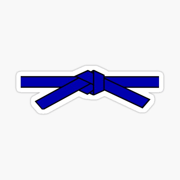Blue belt Sticker