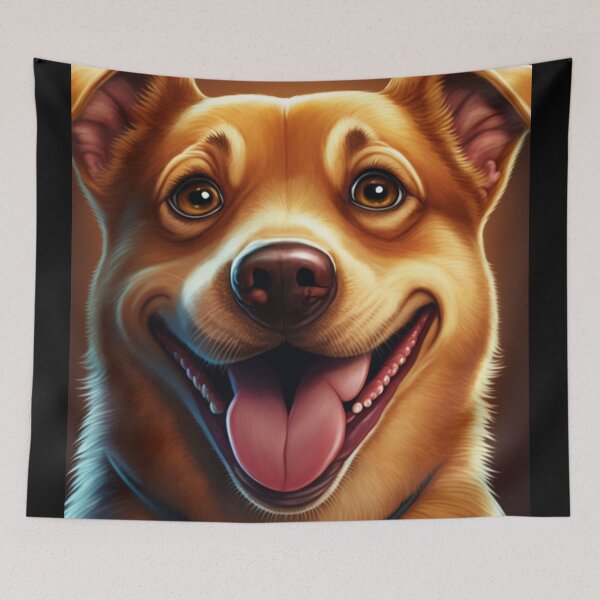 Item preview, Smiling dogs - Dog 8 designed and sold by AB9-Designs.