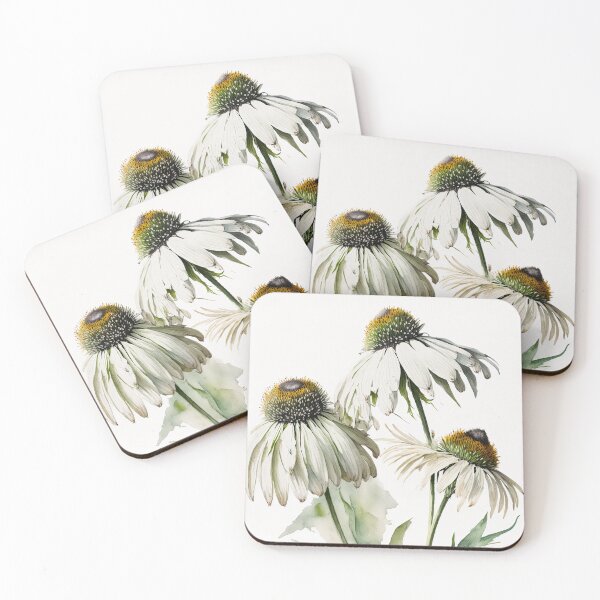 Item preview, White Coneflowers  designed and sold by Vanover Designs.