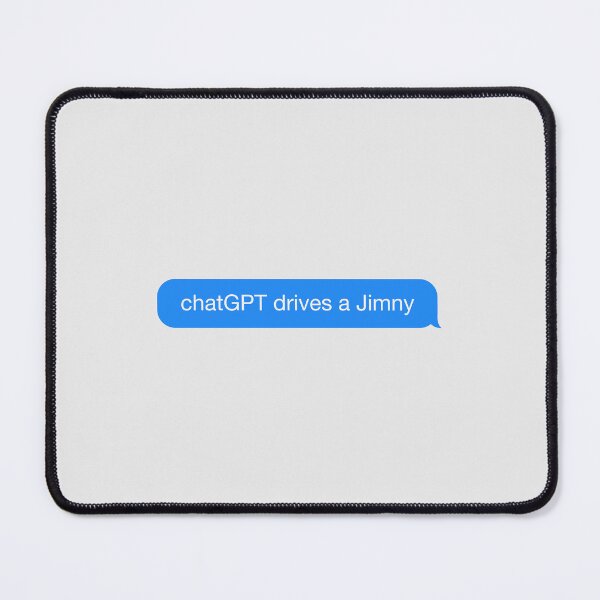 Item preview, ChatGPT Drives a Jimny | Instant Message Sticker designed and sold by stoicjimny.