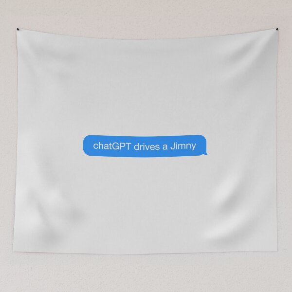 Item preview, ChatGPT Drives a Jimny | Instant Message Sticker designed and sold by stoicjimny.