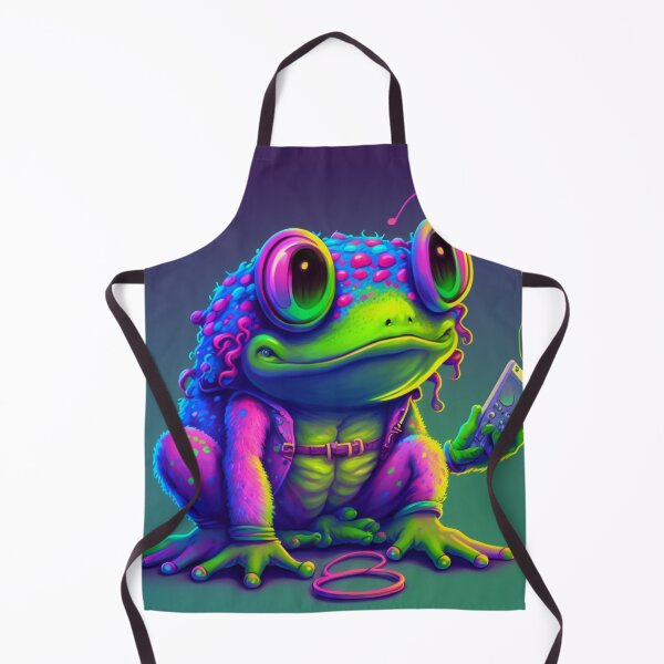 Item preview, Vapor Wave Frog designed and sold by TheArtfulAllie.