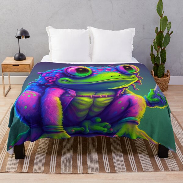 Item preview, Vapor Wave Frog designed and sold by TheArtfulAllie.