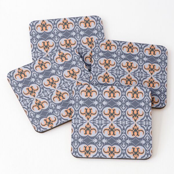 Item preview, Blue Steer Skull Western Print designed and sold by PinHookPrincess.