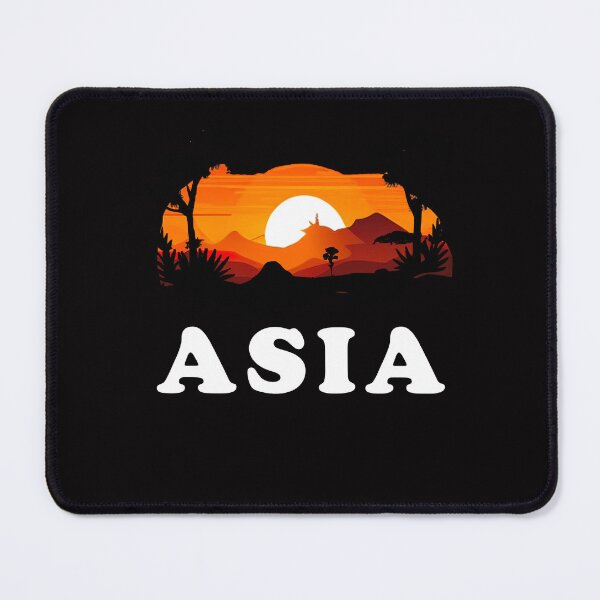 Item preview, Asia Pride Sunset Continent Souvenir designed and sold by Rustic Valley Studio.