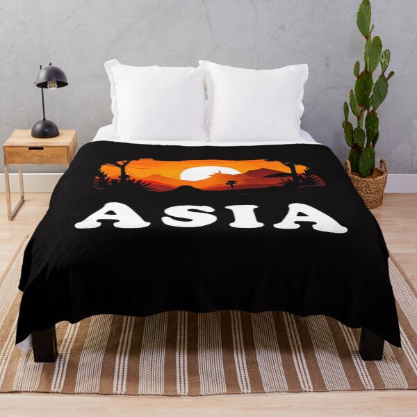 Item preview, Asia Pride Sunset Continent Souvenir designed and sold by Rustic Valley Studio.