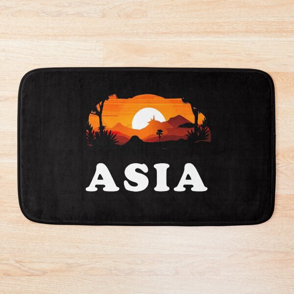 Item preview, Asia Pride Sunset Continent Souvenir designed and sold by Rustic Valley Studio.