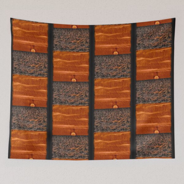 Item preview, Painted abstract sunset art designed and sold by OneUpArtDesigns.