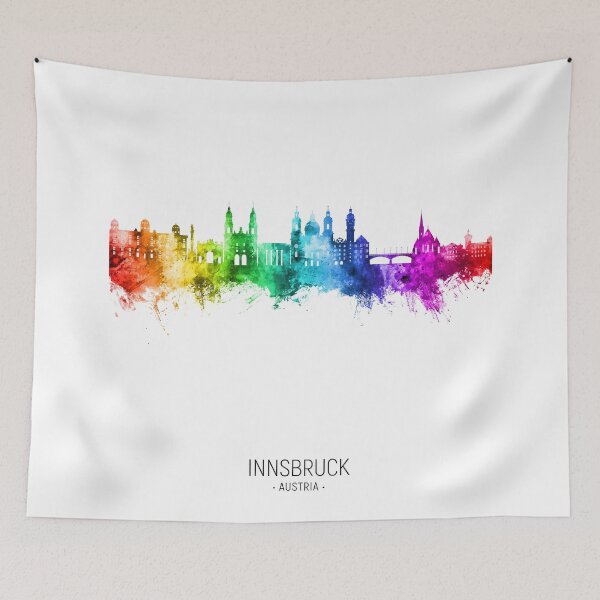 Item preview, Innsbruck Austria Skyline designed and sold by ArtPrints.