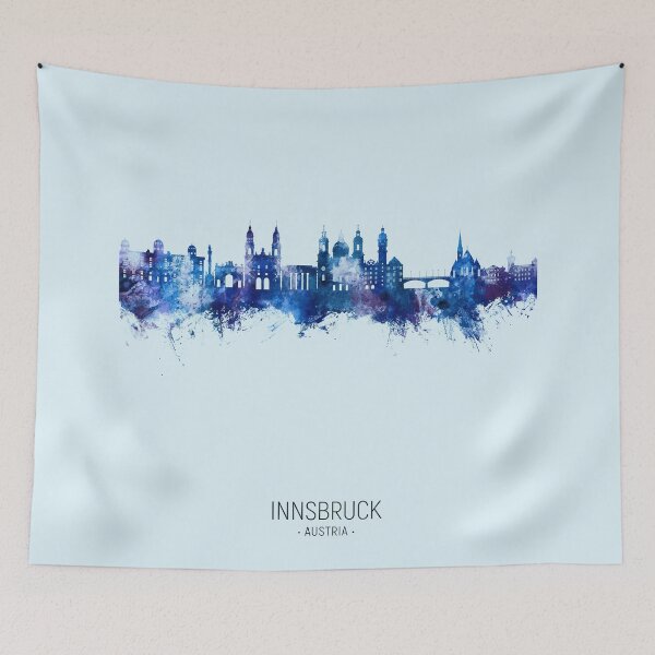 Item preview, Innsbruck Austria Skyline designed and sold by ArtPrints.