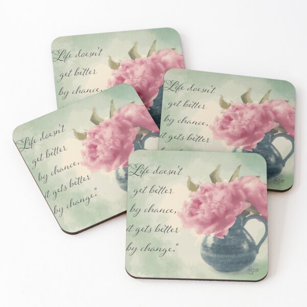 Item preview, Life Gets Better With Change, Not Chance. designed and sold by Gillian Mazzara.