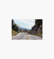 A Road in the Mountains Art Board
