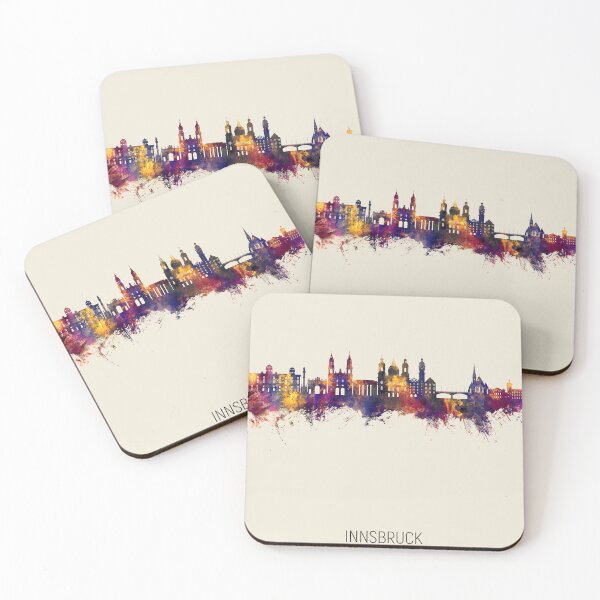 Item preview, Innsbruck Austria Skyline designed and sold by ArtPrints.