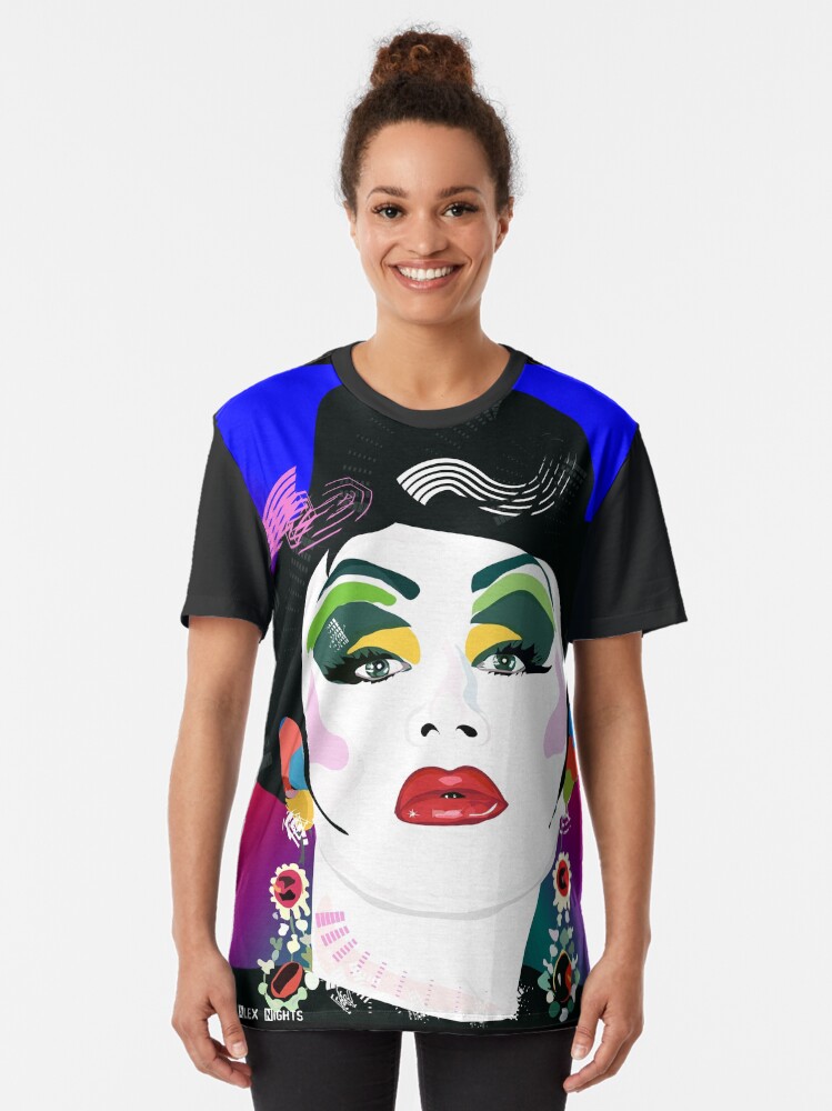 Thumbnail 2 of 5, Graphic T-Shirt, EILEEN DOVER designed and sold by AlexNights.