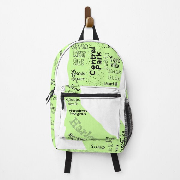 Item preview, new york city/manhattan map - green designed and sold by Mitra Farmand.