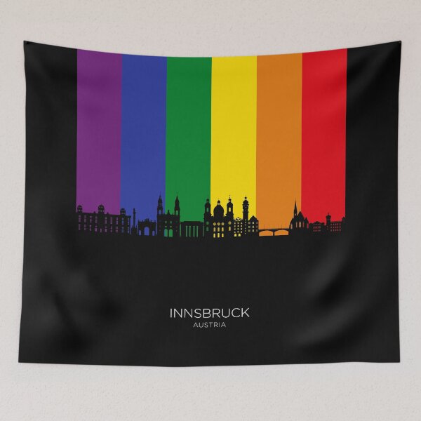 Item preview, Innsbruck Austria Skyline designed and sold by ArtPrints.