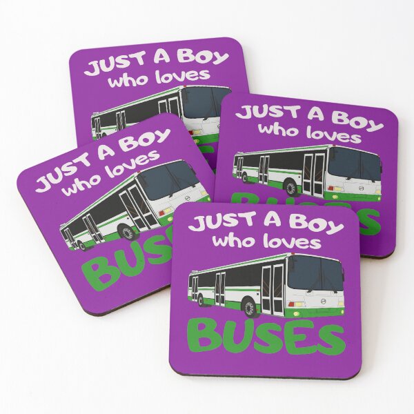 Item preview, Just A Boy Who Loves Buses & Bus Lover Gifts designed and sold by ArtStudioKY.