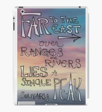 Single Solitary Peak iPad Case/Skin