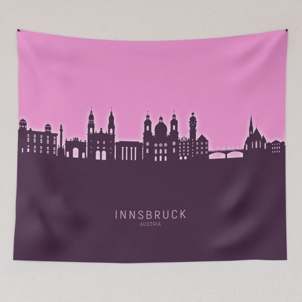 Item preview, Innsbruck Austria Skyline designed and sold by ArtPrints.